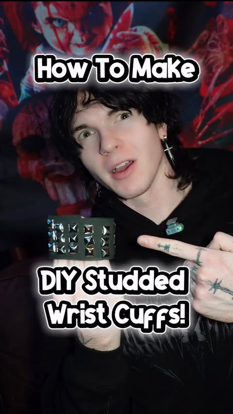 Studded Wrist Cuffs